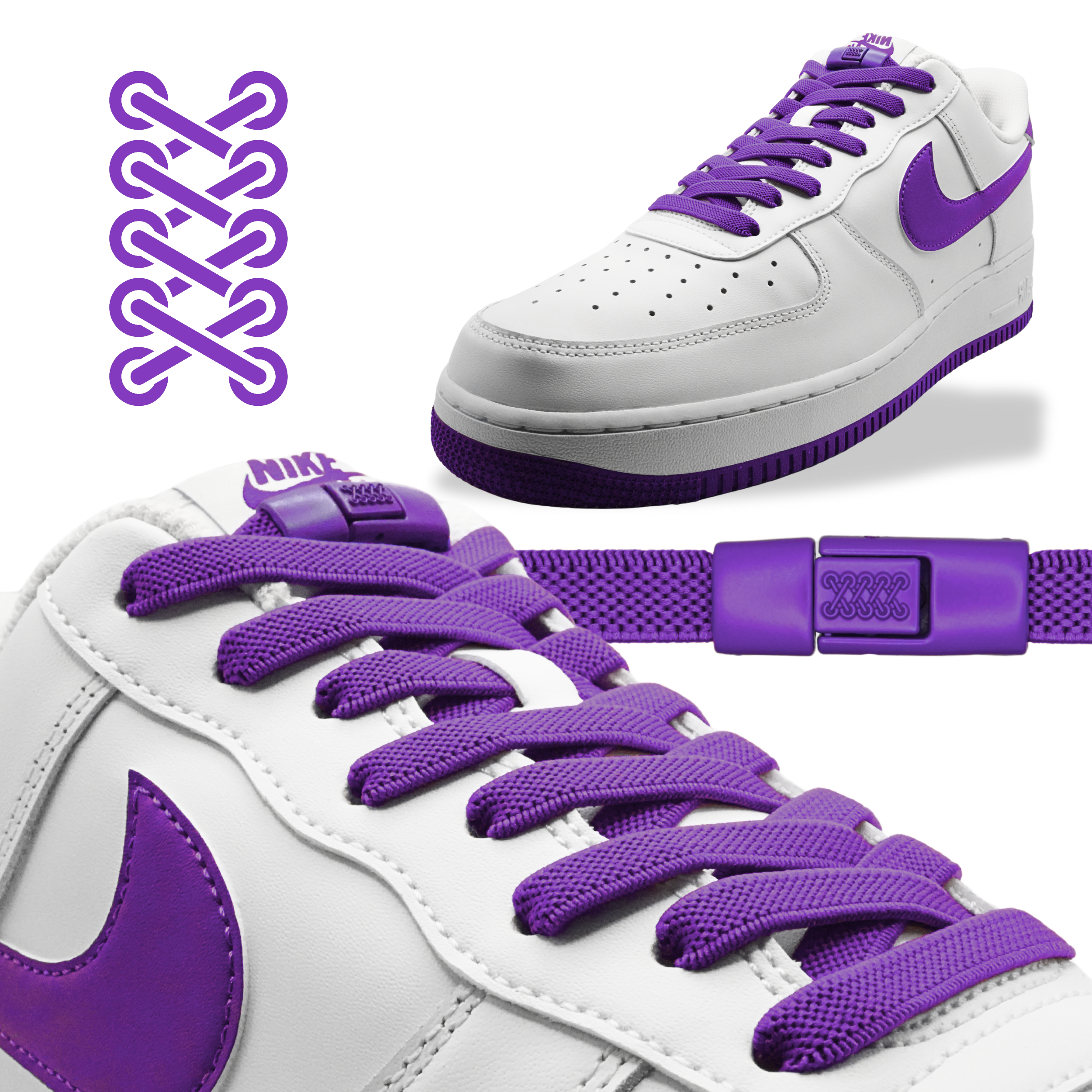 Flat Elastic Shoelaces